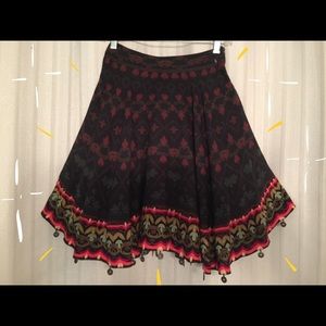 HEMANT & NANDITA ( SM 0-2  ) RUNWAY COIN SKIRT